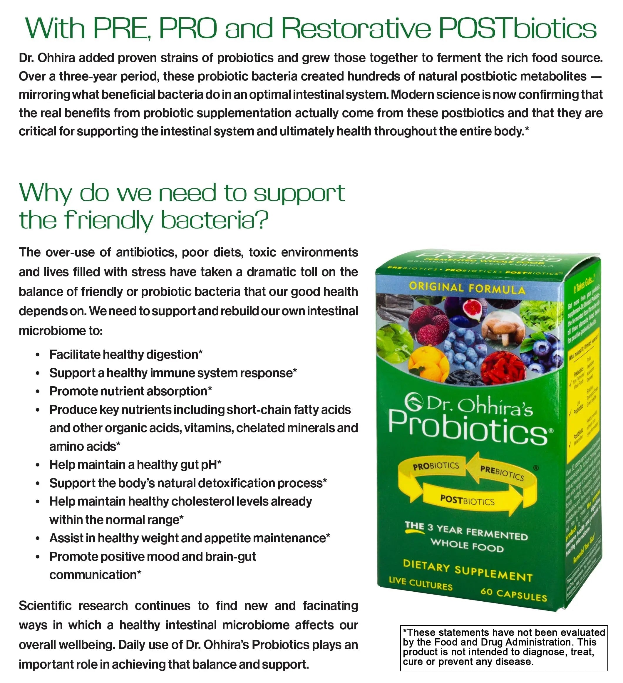 Essential Formulas Dr. Ohhira’s Probiotics Original Formula with 3 Year Fermented Prebiotics, Live Active Probiotics and The only Product with Postbiotic Metabolites, 60 Capsules Essential Formulas buy australia supplements