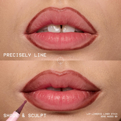NYX PROFESSIONAL MAKEUP Lip Lingerie Liner Stain, Seamless Make Up with All-Day Stain, Waterproof Lip Stain Finish - Cuff Me NYX PROFESSIONAL MAKEUP