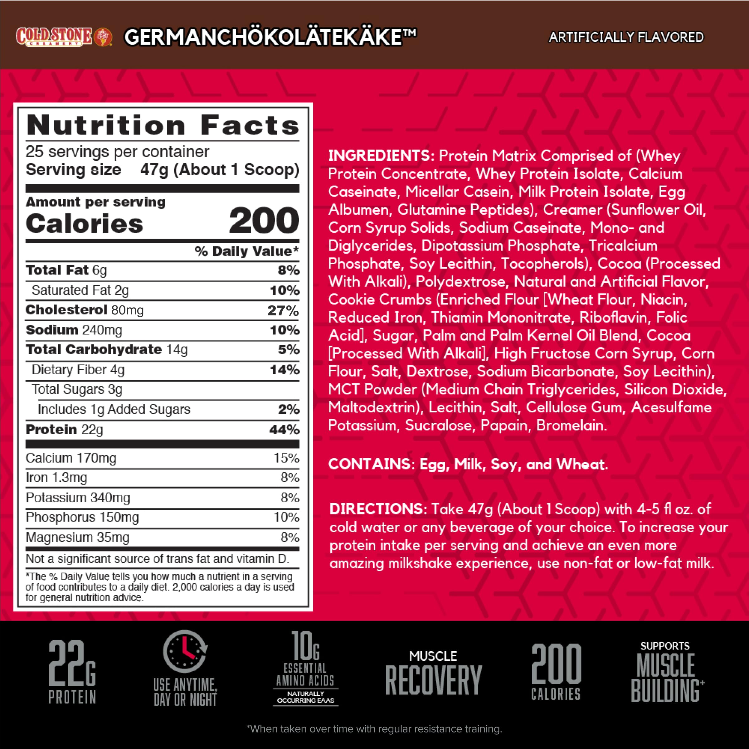BSN Syntha-6 Whey Protein Powder, Cold Stone Creamery- Germanchökolätekäke Flavor BSN buy australia supplements