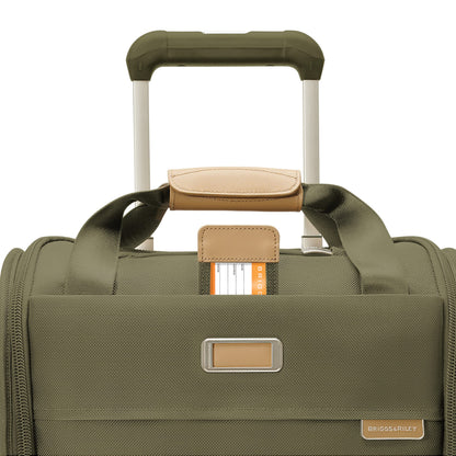 Briggs & Riley Essential 22" Carry On Expandable Spinner - Luggage for Travel, Suitcases with Wheels, Softside Rolling Bag for Men & Women, Self-Repairing Zipper - Baseline Collection, Black Gsupps Australia