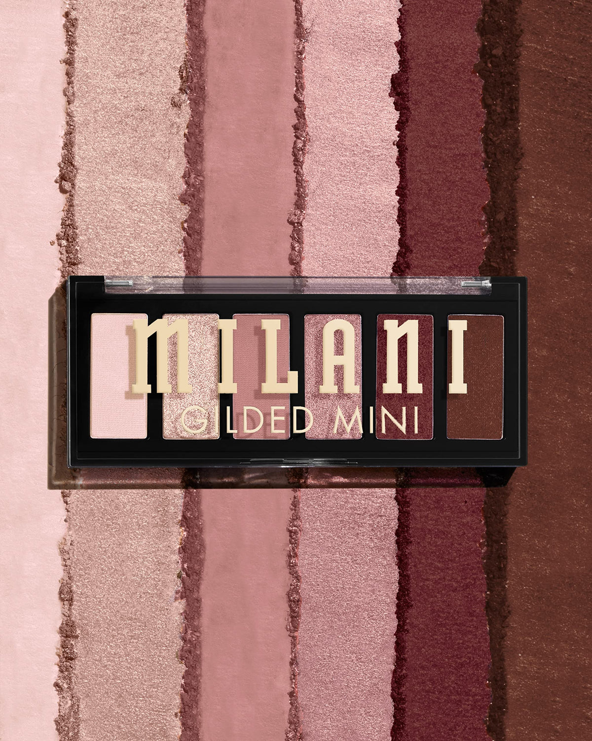 Milani Gilded Mini Eyeshadow Palette Matte Shimmer Makeup - The Wine Down Milani