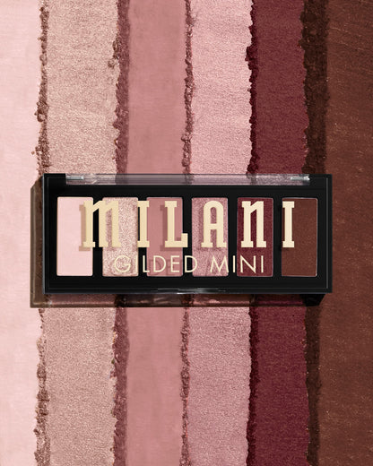 Milani Gilded Mini Eyeshadow Palette Matte Shimmer Makeup - The Wine Down Milani