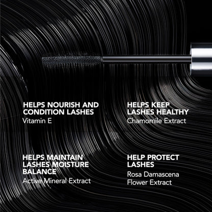BUXOM Lash Volumizing Mascara, Blackest Black, 0.37 oz Buxom