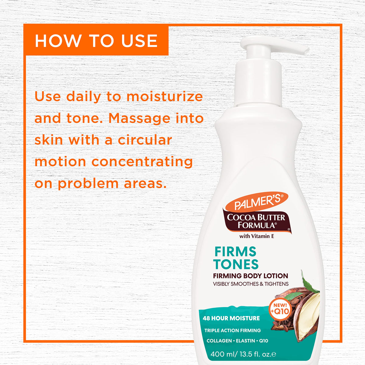 Palmer's Firming Body Lotion, Cocoa Butter Formula, Pump Bottle (13.5 Oz) Palmer's