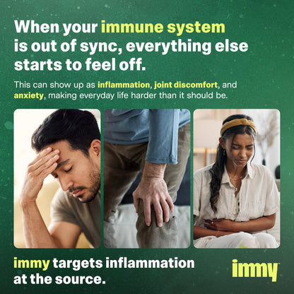 IMMY Doctor-Developed Inflammation Support - 90 Capsules - Supports Healthy Inflammatory Response & Immune Resilience IMMY