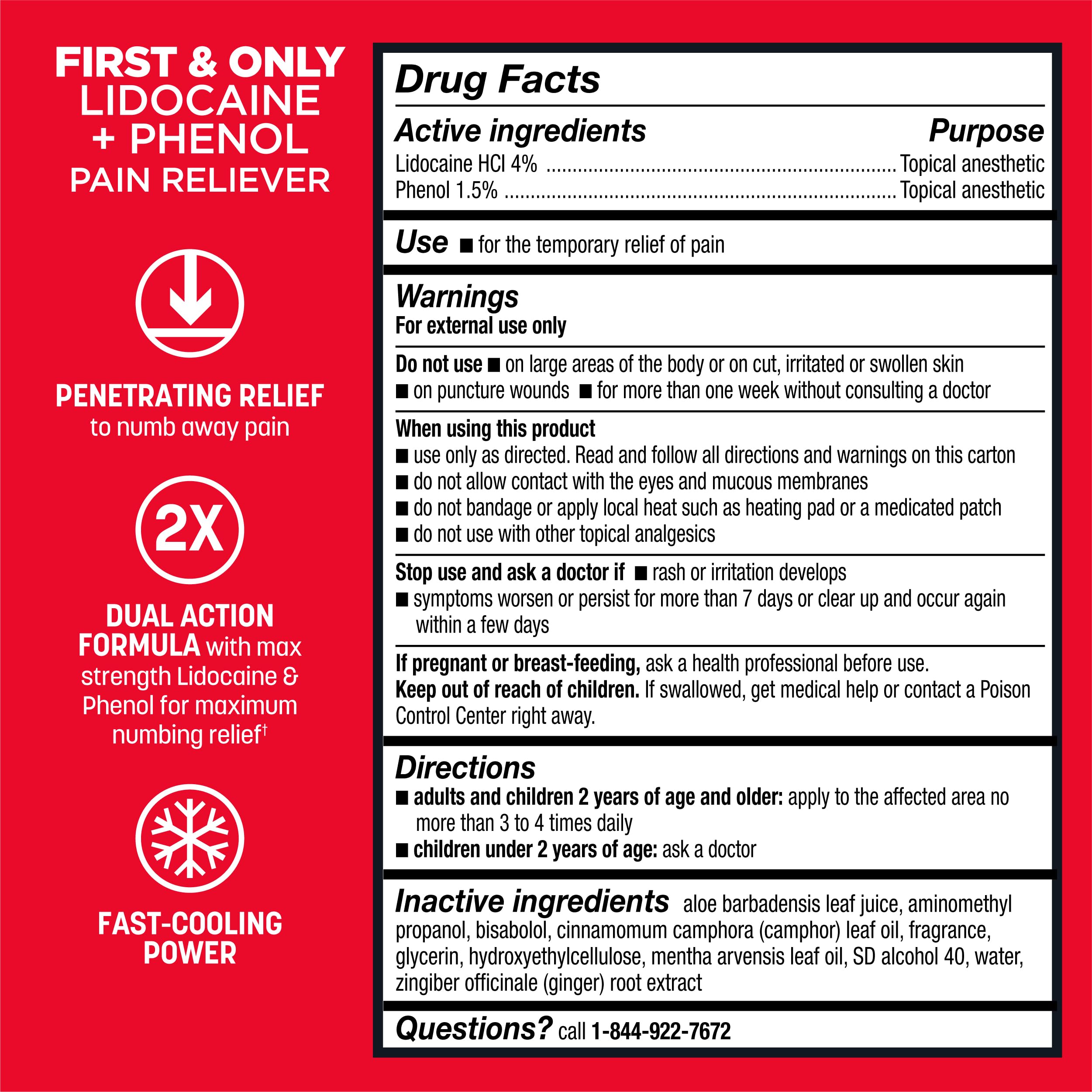 Absorbine Jr. PRO Maximum Strength Lidocaine Roll-On for Targeted Nerve and Muscle Pain Relief, 4% Lidocaine + 1.5% Phenol, Fast Acting & Long Lasting, 2.5 oz ABSORBINE JR. buy australia supplements