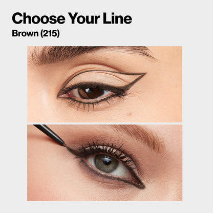 Revlon ColorStay Micro Hyper Precision Gel Eyeliner, 215 Brown, 0.002 oz REVLON
