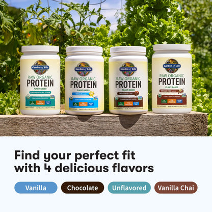 Garden Of Life Protein Powder, Vegan Protein Powder, Bcaa, Probiotics & Digestive Enzymes, Gluten & Lactose Free, Vanilla, 23.28 Ounce Garden of Life