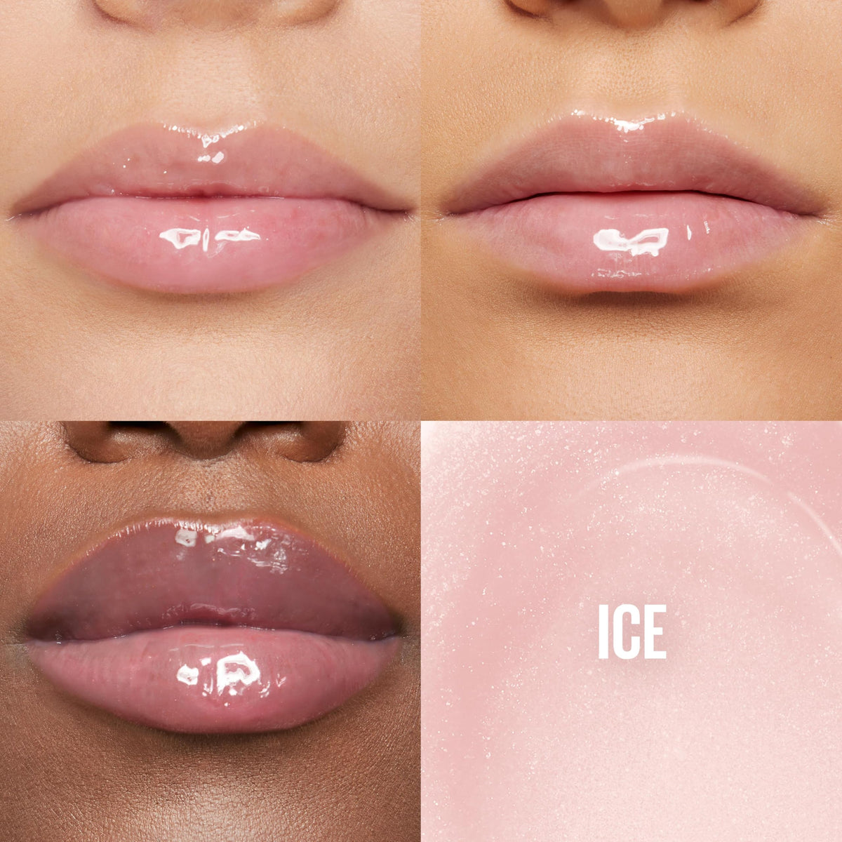 Maybelline Lifter Gloss, Hydrating Lip Gloss with Hyaluronic Acid, Ice, Pink Neutral, 0.18 Ounce MAYBELLINE
