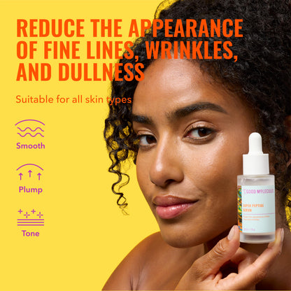 Good Molecules Super Peptide Serum - Anti-aging Facial Serum with Peptides and Copper Tripeptides to Plump and Firm - Water-Based Skincare for Face Good Molecules