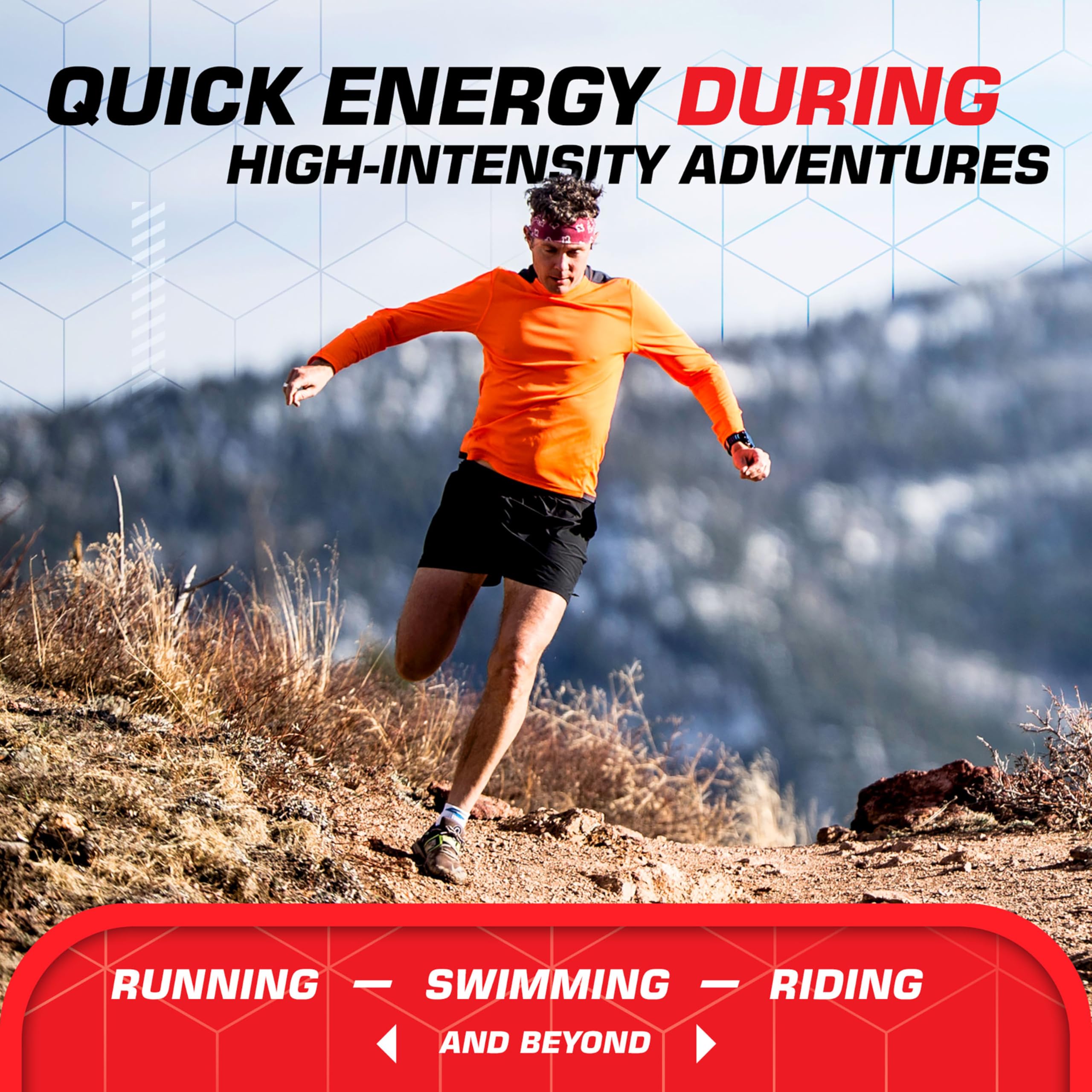 CLIF BLOKS - Mountain Berry Flavor - Energy Chews - Non-GMO - Plant Based - Fast Fuel for Cycling and Running - Quick Carbohydrates and Electrolytes - 2.12 oz. (18 Count) CLIF Bar buy australia supplements