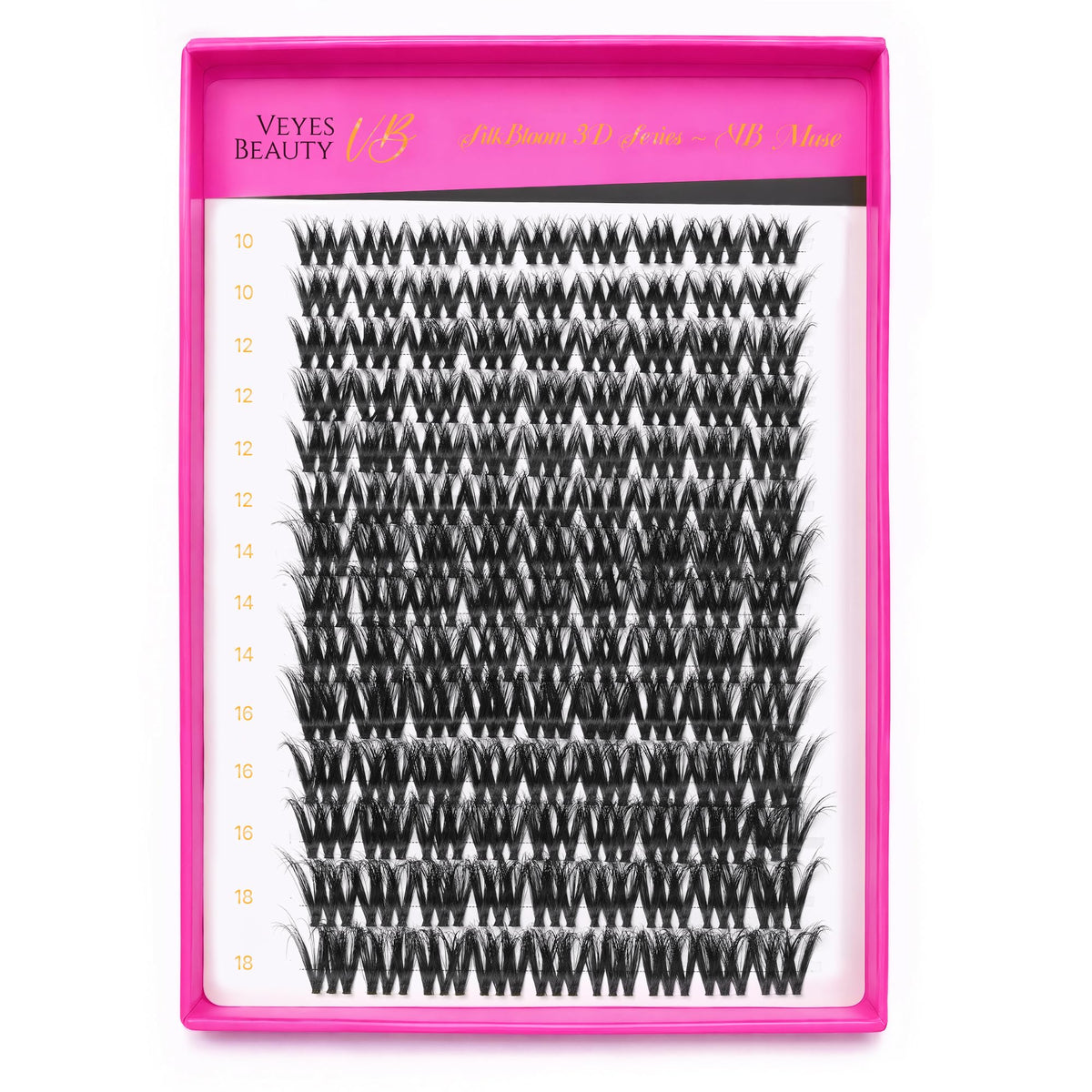 VEYESBEAUTY Lash Clusters Fluffy Individual Eyelash Extensions VBmuse VEYESBEAUTY