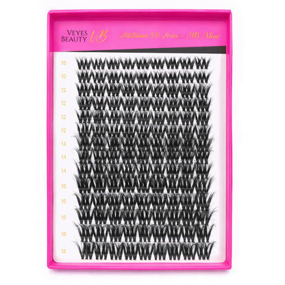 VEYESBEAUTY Lash Clusters Fluffy Individual Eyelash Extensions VBmuse VEYESBEAUTY