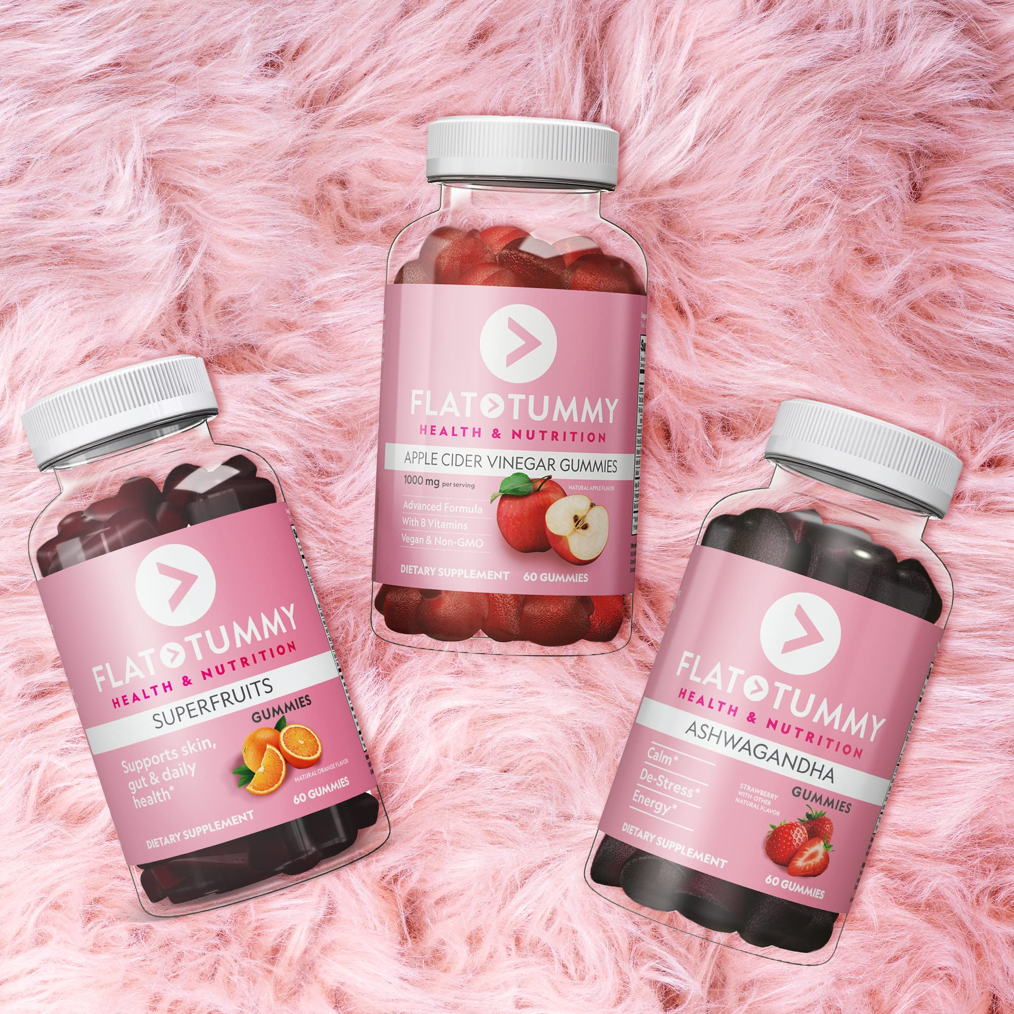 Flat Tummy Gummies Bundle with Apple Cider Vinegar Gummies, Superfruits Gummies Flat Tummy Tea buy australia supplements