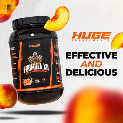 Formula XII Intra Workout Carbs & Post Workout Recovery Powder, Rapidly Absorbed, Boost Exercise Performance, Strength, Endurance & Hydration, 12 Science-Backed Ingredients (Strawberry Watermelon)