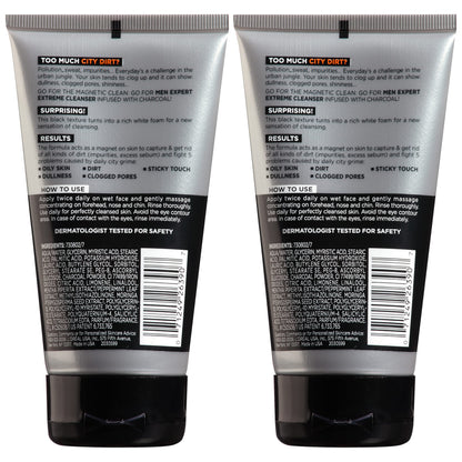 L'Oreal Paris Men Expert Hydra Energetic Daily Facial Cleanser with Charcoal, 2 ct. L'Oreal Paris