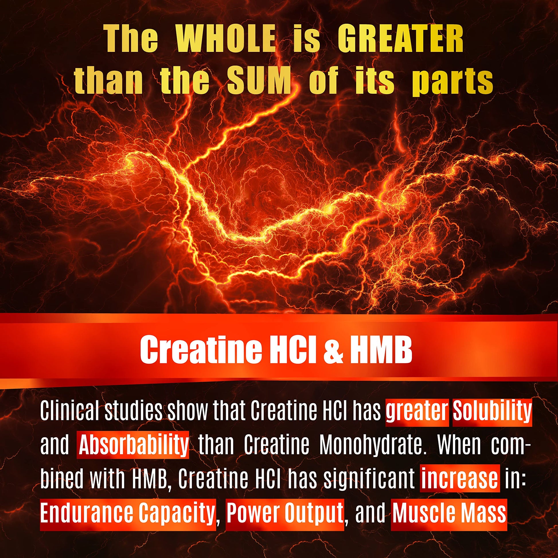 Creatine HCL Capsules with HMB - Workout Supplement for Men & Women, Muscle Builder, Endurance, Strength, Superior to Monohydrate: Instantized for Max Absorption, No Load, No Bloat, 180 Vegan Capsules FOLONA buy australia supplements