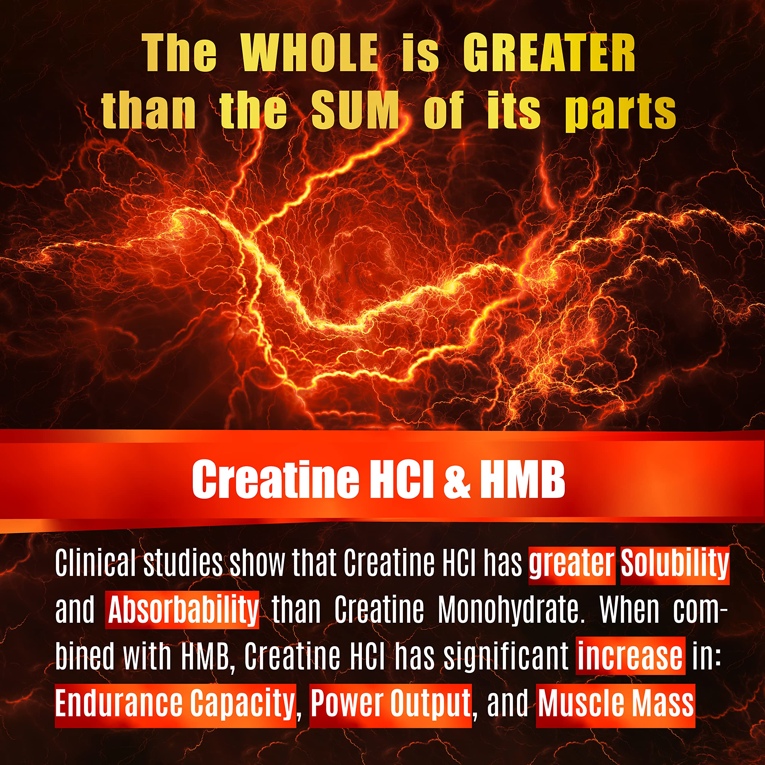 Creatine HCL Capsules with HMB - Workout Supplement for Men & Women, Muscle Builder, Endurance, Strength, Superior to Monohydrate: Instantized for Max Absorption, No Load, No Bloat, 180 Vegan Capsules FOLONA buy australia supplements