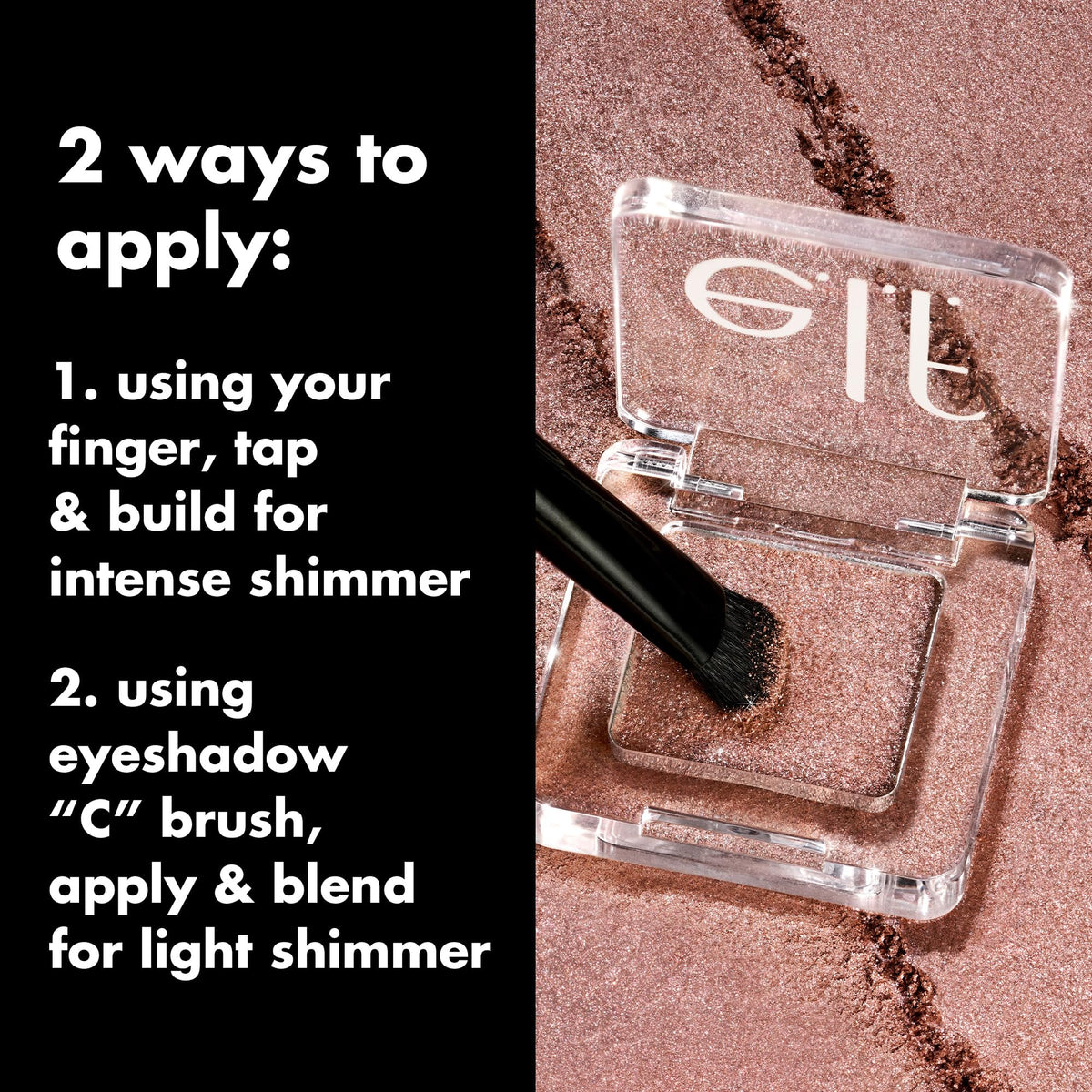 e.l.f. Fine As Fleck Glitter Eyeshadow, Champagne Showers e.l.f.