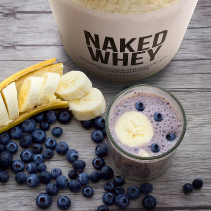 NAKED Whey 1Lb - Only 1 Ingredient, Grass Fed Whey Protein Powder, NSF Certified, Undenatured, No Gmos, No Soy, Gluten Free NAKED