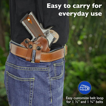 Desantis Cozy Partner IWB Gun Holster - Right Hand Draw, Tan Gsupps Australia