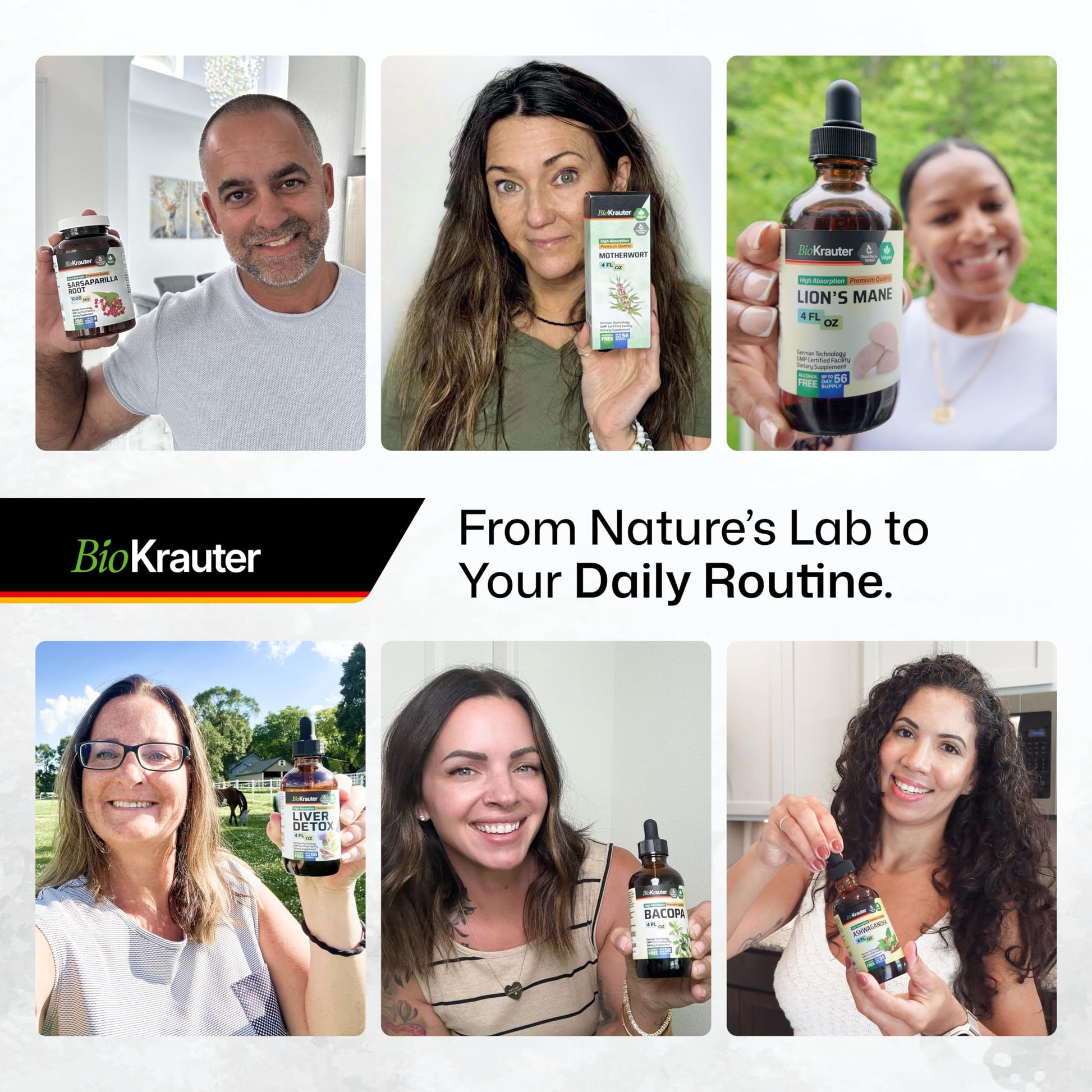 BIO KRAUTER® Magnesium Glycinate for Leg Сramps & Relax - 5-in-1 Formula Magnesium Glycinate 400mg with Turmeric, Black Cohosh, Ginger, Chamomile 1200 mg 100 Caps - No Fillers, Non-GMO, 50-Day Supply BIO KRAUTER buy australia supplements