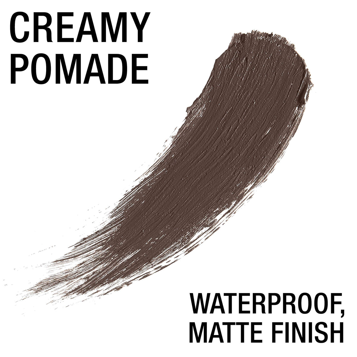 Maybelline TattooStudio Brow Pomade Long Lasting, Buildable, Eyebrow Makeup, Deep Brown, 1 Count MAYBELLINE
