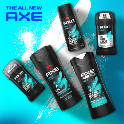 AXE Sage & Cedarwood Body Wash Apollo 4 Count 16 fl oz AXE