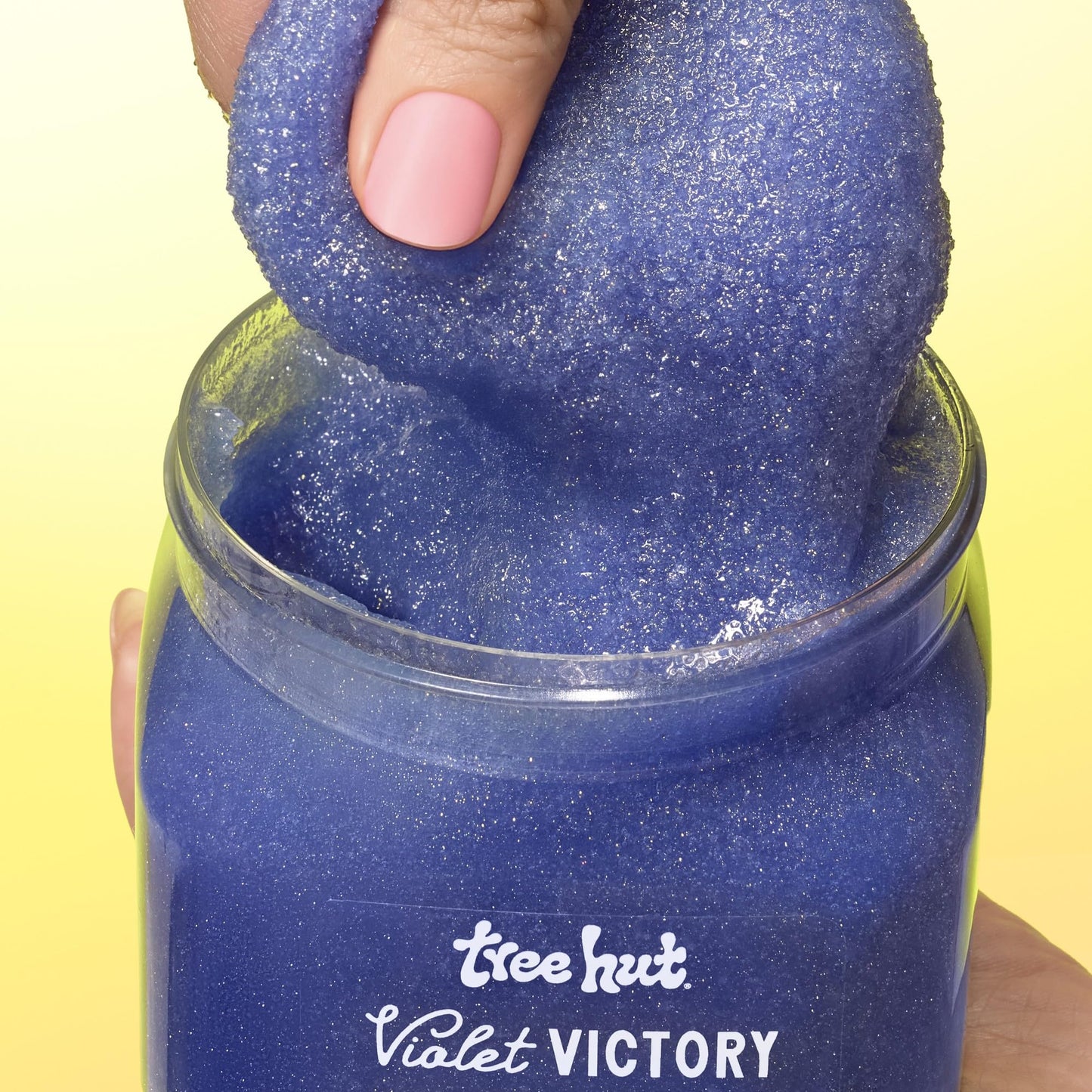 Tree Hut Violet Victory Shea Sugar Scrub, Exfoliating, Hydrating & Moisturizing Body Scrub with Shea Butter & Natural Oils, Smooth & Soften Skin, Polishing Exfoliant for Radiant Skin, 18 oz Tree Hut
