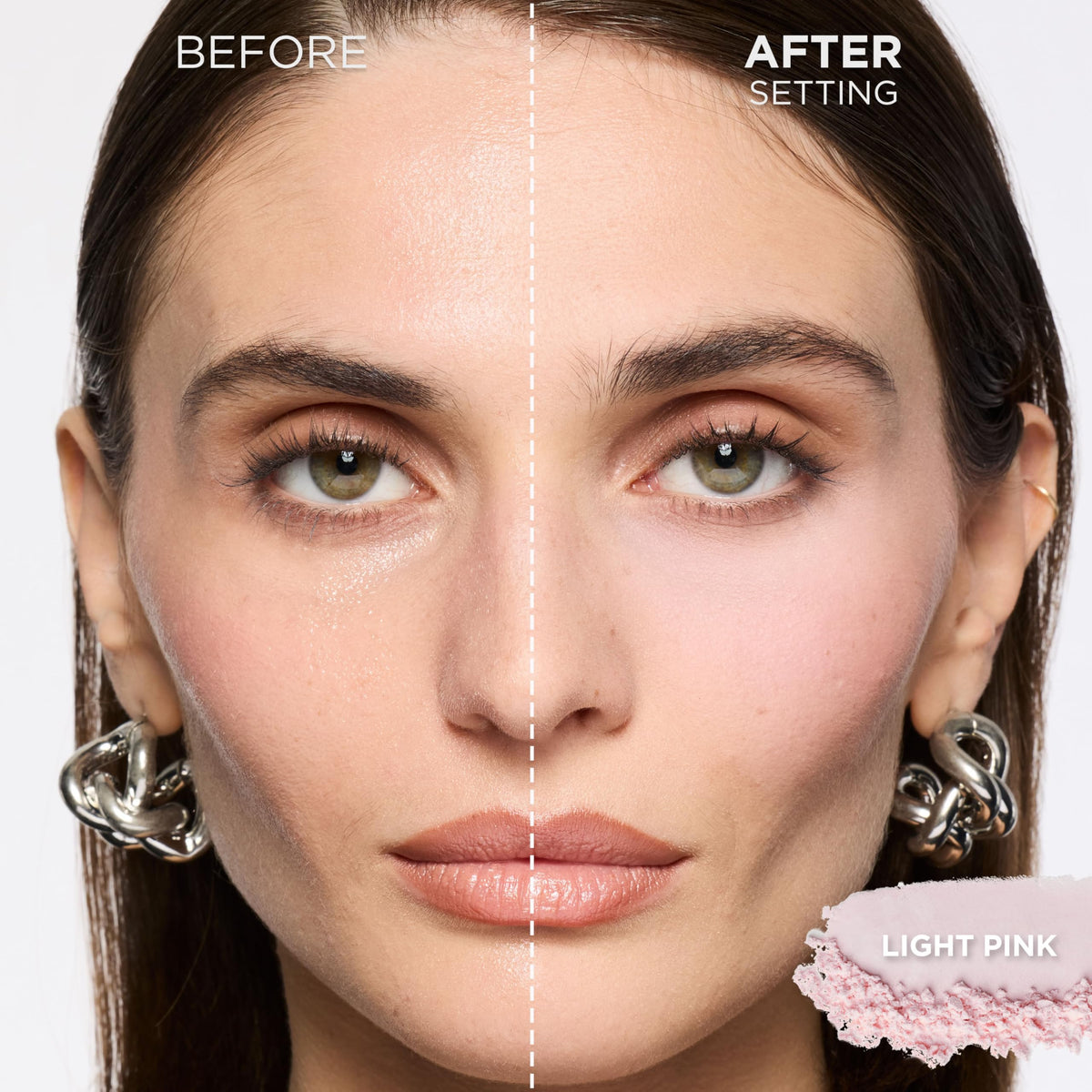 L'Oreal Paris Infallible Blur-fection Longwear Loose Setting Powder, Blurring Face Powder With Up to 24HRs of Wear, Brightening Light Pink, 1 Kit L'Oreal Paris
