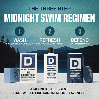 Duke Cannon Midnight Swim Big Brick of Soap for Men - 10 oz Duke Cannon Supply Co.
