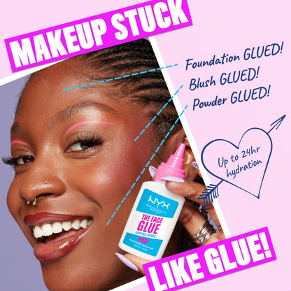 NYX PROFESSIONAL MAKEUP The Face Glue Gripping Primer, Hydrating Makeup Primer with Up To 24HR Wear, Vegan & Cruelty Free NYX PROFESSIONAL MAKEUP