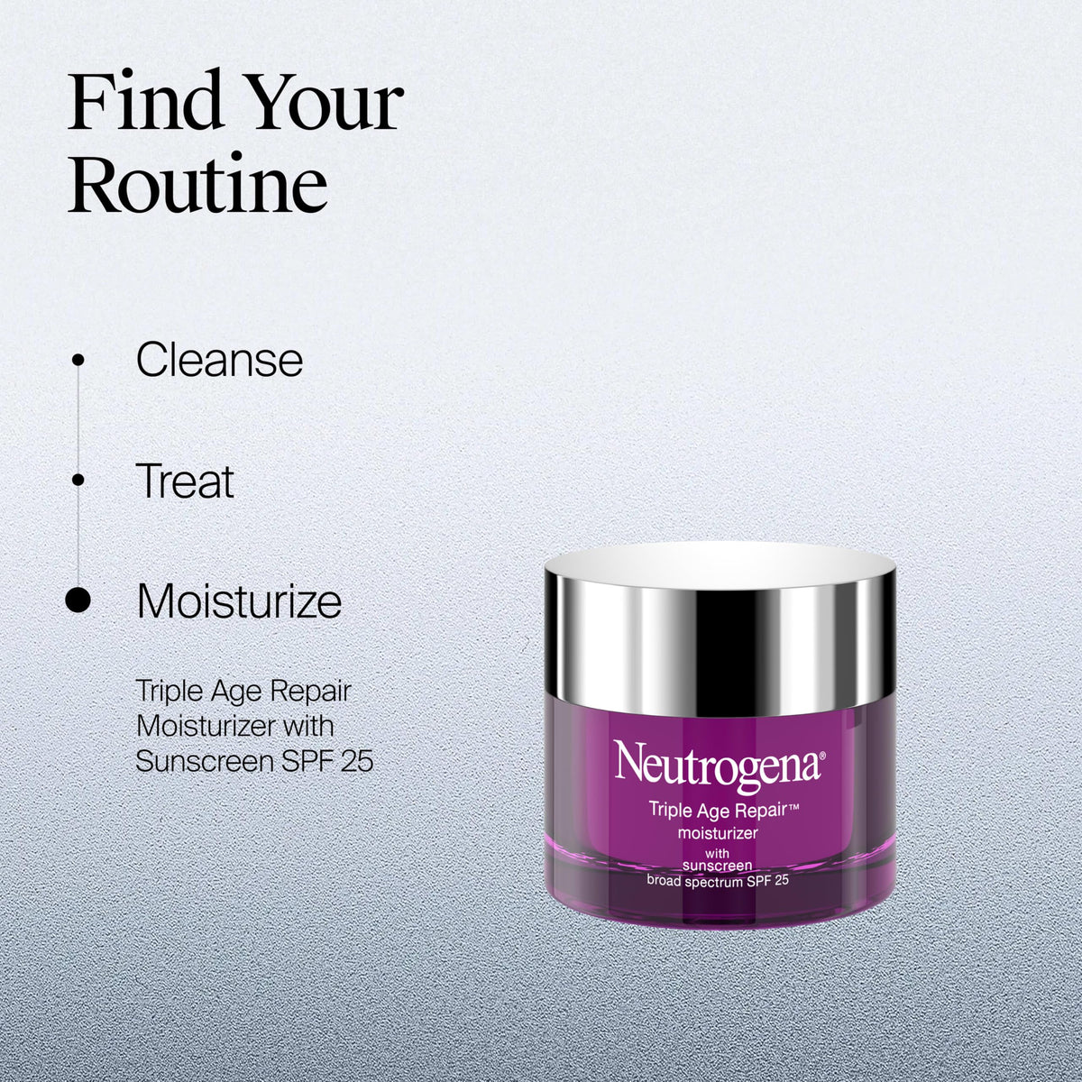 Neutrogena Triple Age Repair Face Moisturizer, SPF 25, 1.7 fl. oz Neutrogena
