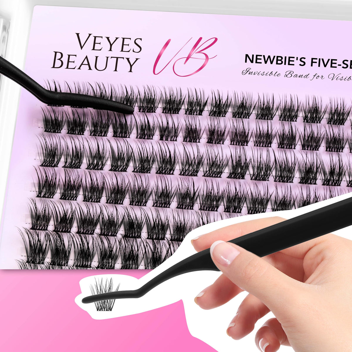 VEYESBEAUTY Dreamy Lash Clusters Newbie's Five-Second Series Eyelash 8-16mm VEYESBEAUTY