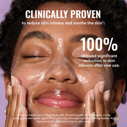 Good Molecules Soothing Azelaic Acid Cleanser – Gentle Creamy Non-Foaming Face Wash for Oily & Sensitive Skin – Vegan & Fragrance-Free – 120 ml Good Molecules