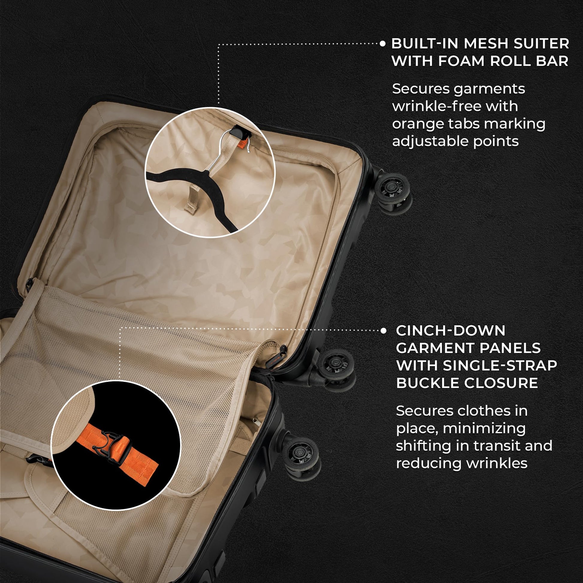 Briggs & Riley Torq Large 30 Inch Hardside Checked Luggage, Stealth Black Gsupps Australia