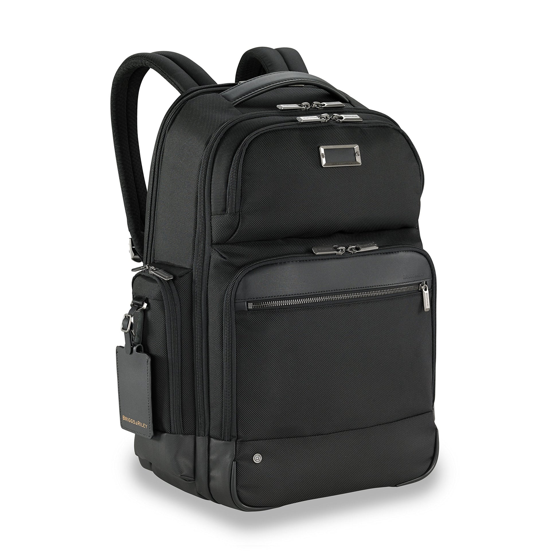 Briggs & Riley Medium Cargo Backpack for Women & Men - Laptop Backpack, For Work & Travel, Lightweight & Durable, Padded Straps, Fits up to 15" Laptop - @work Collection, Black Gsupps Australia