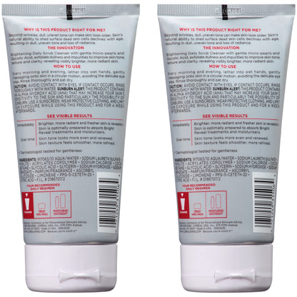 L'Oreal Paris Revitalift Bright Reveal Anti-Aging Facial Cleanser with Glycolic Acid 5 fl. oz (Pack of 2) L'Oreal Paris