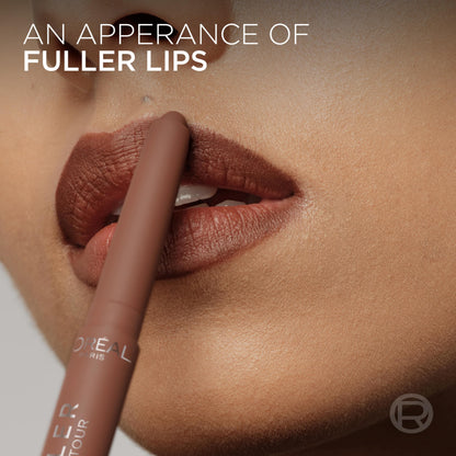 L'Oreal Paris Blurfiller Lip Liner, Lightweight, Buildable, and Sculpting Lip Pencil, Line, Define, and Contour for Fuller-Looking Lips, Nude Espresso, 0.21 oz L'Oreal Paris