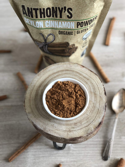 Anthony's Organic Ceylon Cinnamon Powder, 1 lb, Ground, Gluten Free, Non Irradiated, Non GMO, Keto Friendly Anthony's