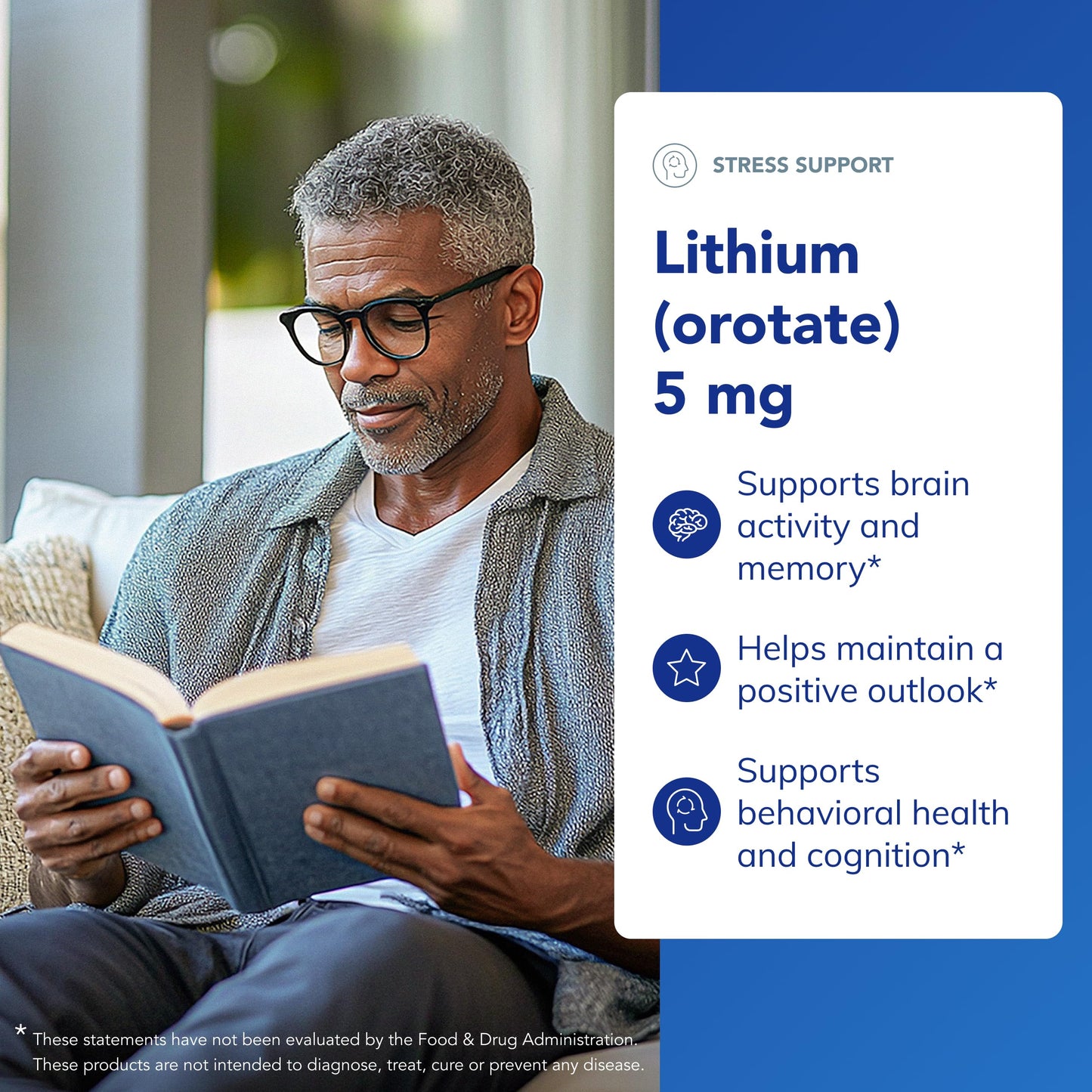 Pure Encapsulations Lithium Orotate 5 mg - Brain Support Supplement - with N-Acetyl-L-Cysteine (NAC) for Memory & Brain Behavior* Pure Encapsulations