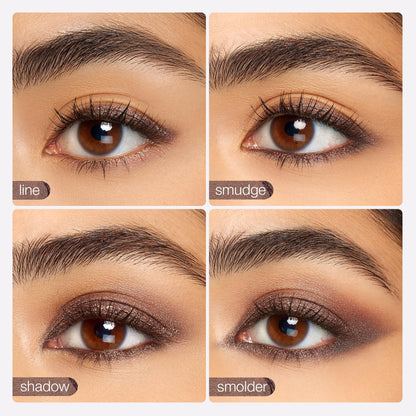 tarte smolderEYES shadow liner – Multi-Use Waterproof Makeup Doubles as Eyeliner & Cream Eyeshadow with Smudger Applicator, Blendable Lazy Girl Hack, Vegan & Cruelty-Free, full size, smolder tarte