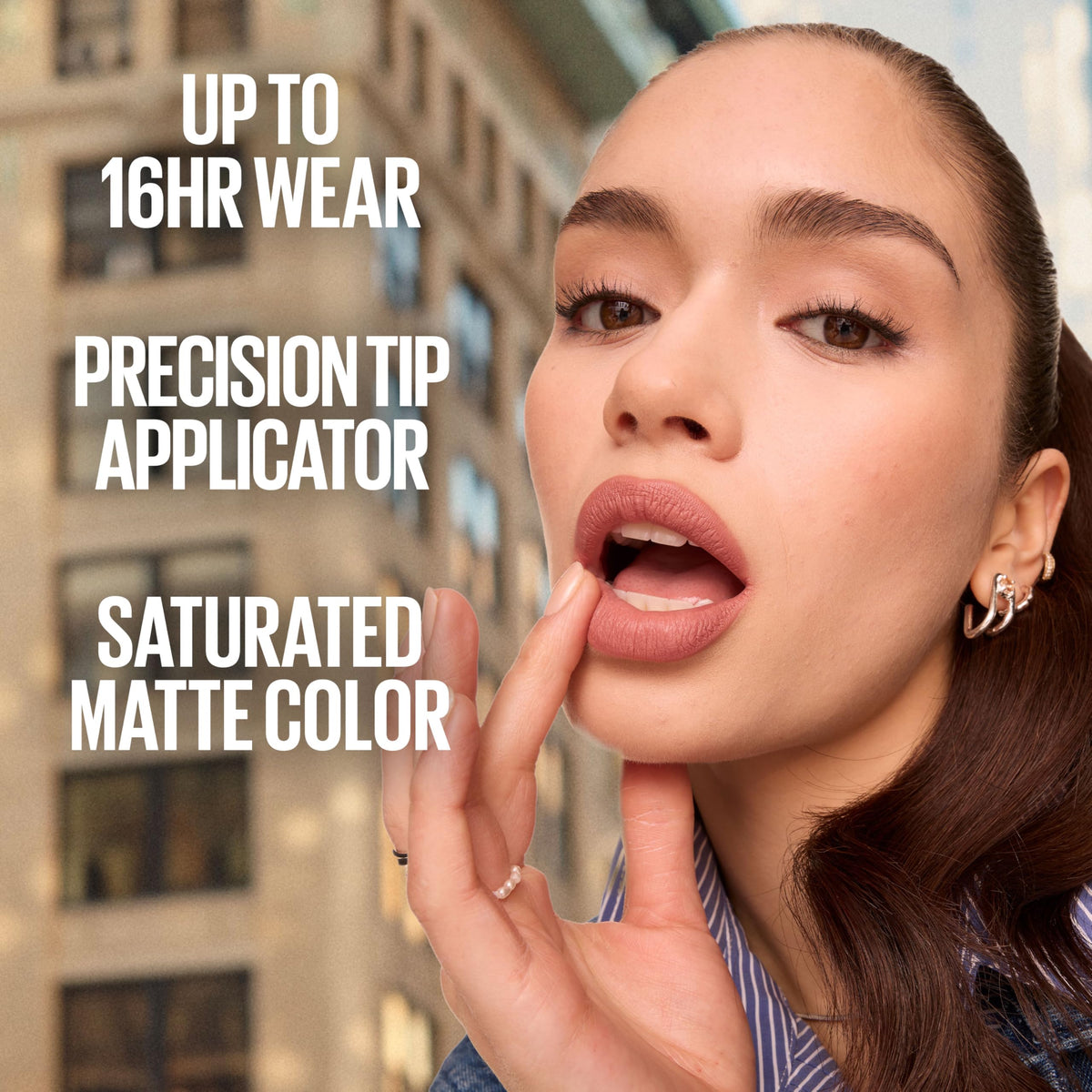 Maybelline Super Stay Matte Ink Liquid Lipstick Makeup, Long Lasting High Impact Color, Up to 16H Wear, Mover, Brown, 1 Count, Packaging May Vary MAYBELLINE