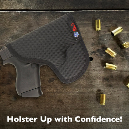 DeSantis Nemesis - Gun Pocket Holsters for Concealed Carry, Concealed Pocket Holster for Pistols, Revolvers, Soft, Designed for Comfort & Discreet Carry, Ambidextrous Gsupps Australia