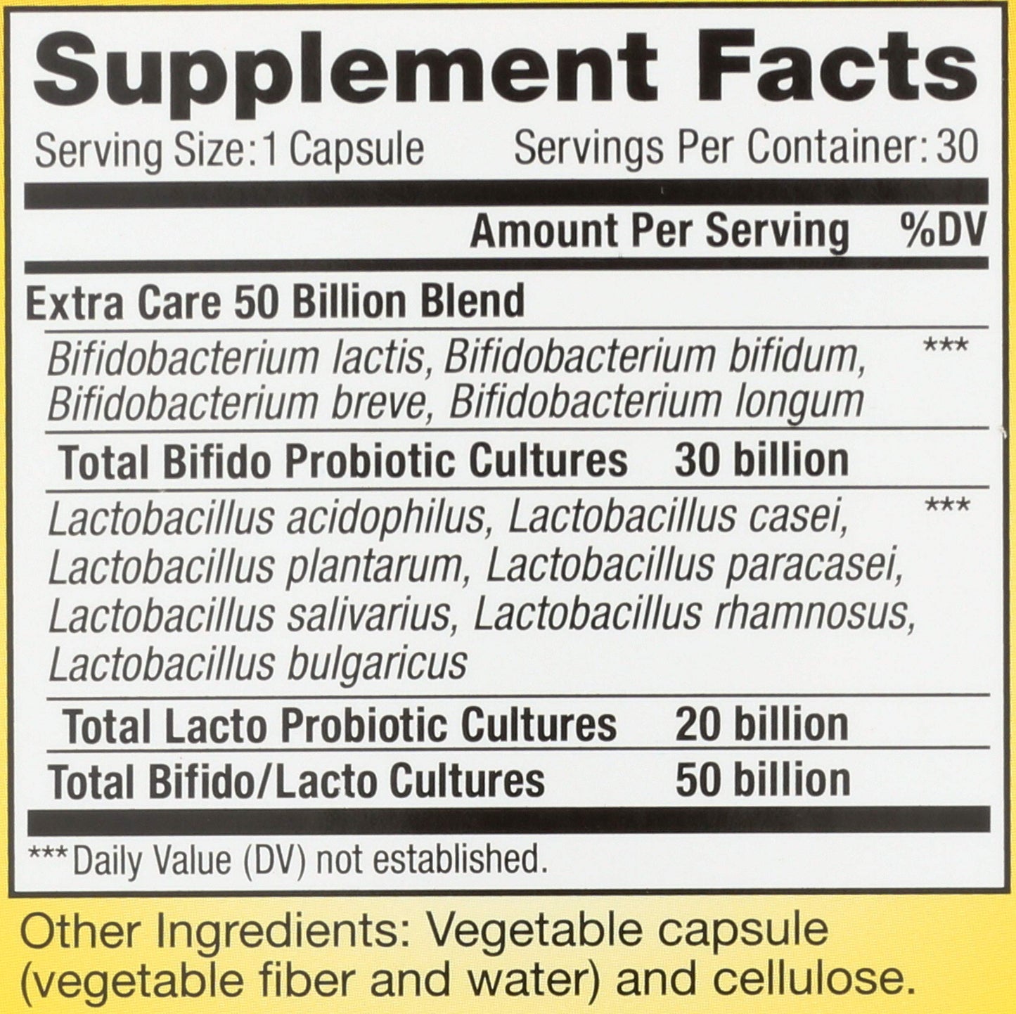 Renew Life Extra Care Digestive Probiotic Capsules, 50 Billion CFU Guaranteed, Daily Supplement Supports Immune, Digestive, Respiratory Health(1), L. Rhamnosus GG, Dairy, Soy and Gluten-Free, 90 Count | 90 Vegetarian Capsules | Supports Digestive, Immune Gsupps Australia