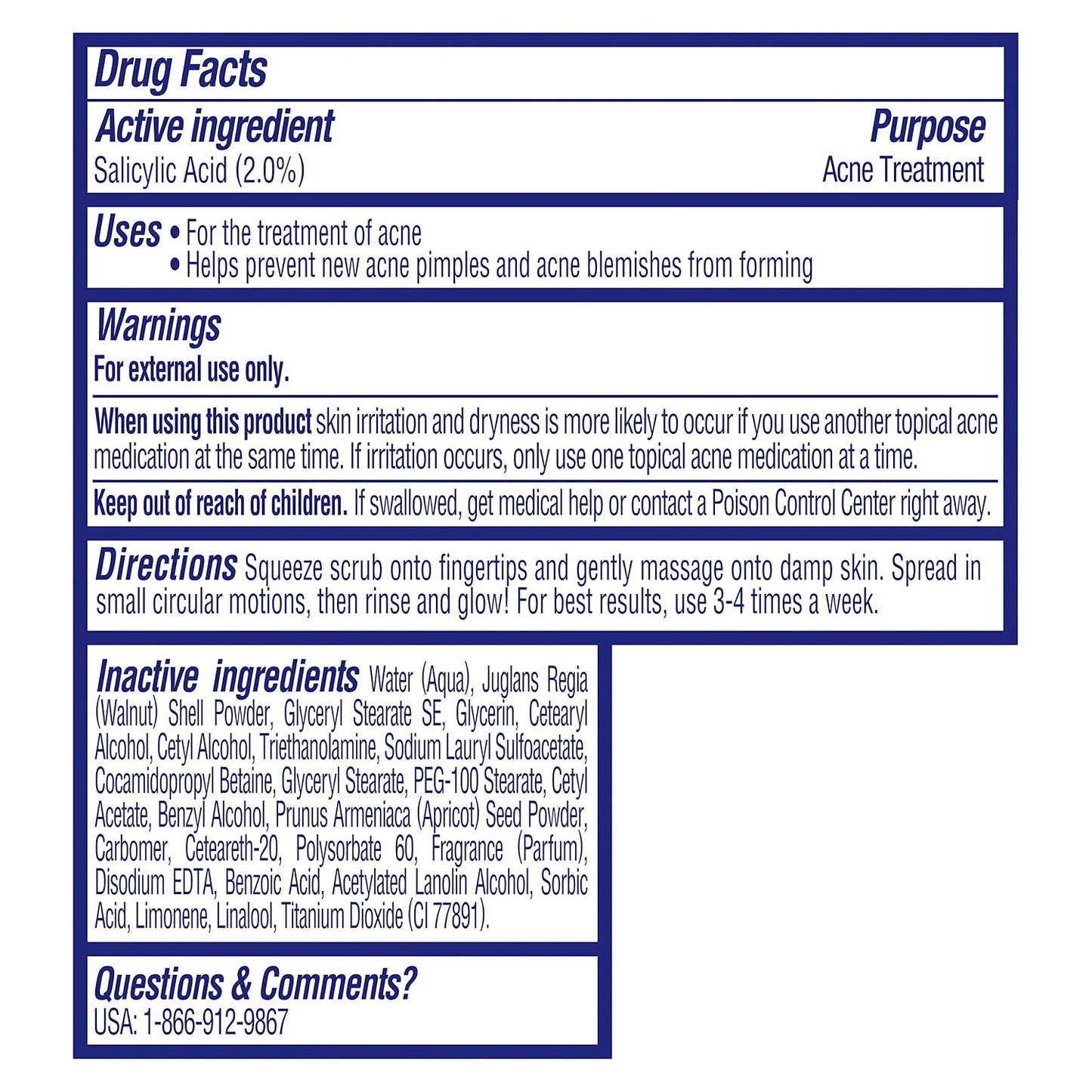 St. Ives Acne Control Face Scrub Deeply Exfoliates and Prevents Acne for Smooth, Glowing Skin Apricot Made with Oil-Free Salicylic Acid Acne Medication, Made with 100% Natural Exfoliants 6 oz Gsupps Australia
