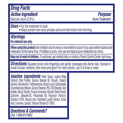 St. Ives Acne Control Face Scrub Deeply Exfoliates and Prevents Acne for Smooth, Glowing Skin Apricot Made with Oil-Free Salicylic Acid Acne Medication, Made with 100% Natural Exfoliants 6 oz Gsupps Australia