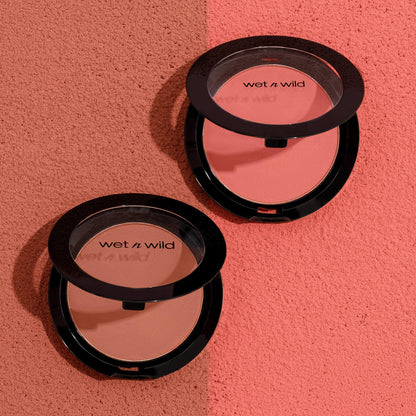 wet n wild Color Icon Blush, Effortless Matte Natural Sheer Glow & Seamless Blend, Luxuriously Infused Smooth Jojoba Oil, Cruelty-Free & Vegan - Pinch Me Pink wet n wild