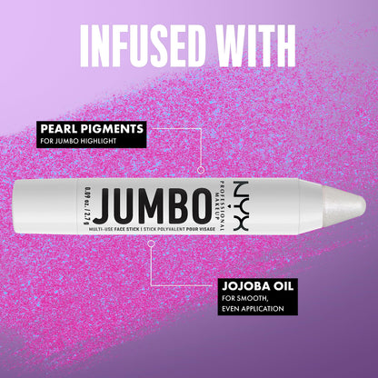 NYX PROFESSIONAL MAKEUP, Jumbo Multi-Use Face Highlighter Stick - Vanilla Ice Cream NYX PROFESSIONAL MAKEUP