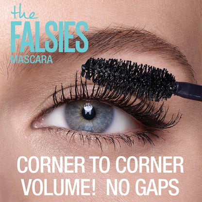 Maybelline Volum' Express Falsies Volumizing, Washable Mascara, Blackest Black, 1 Count MAYBELLINE